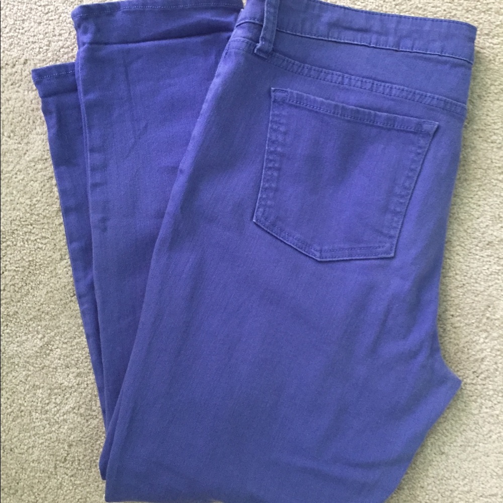 GAP size 14 purple jeans